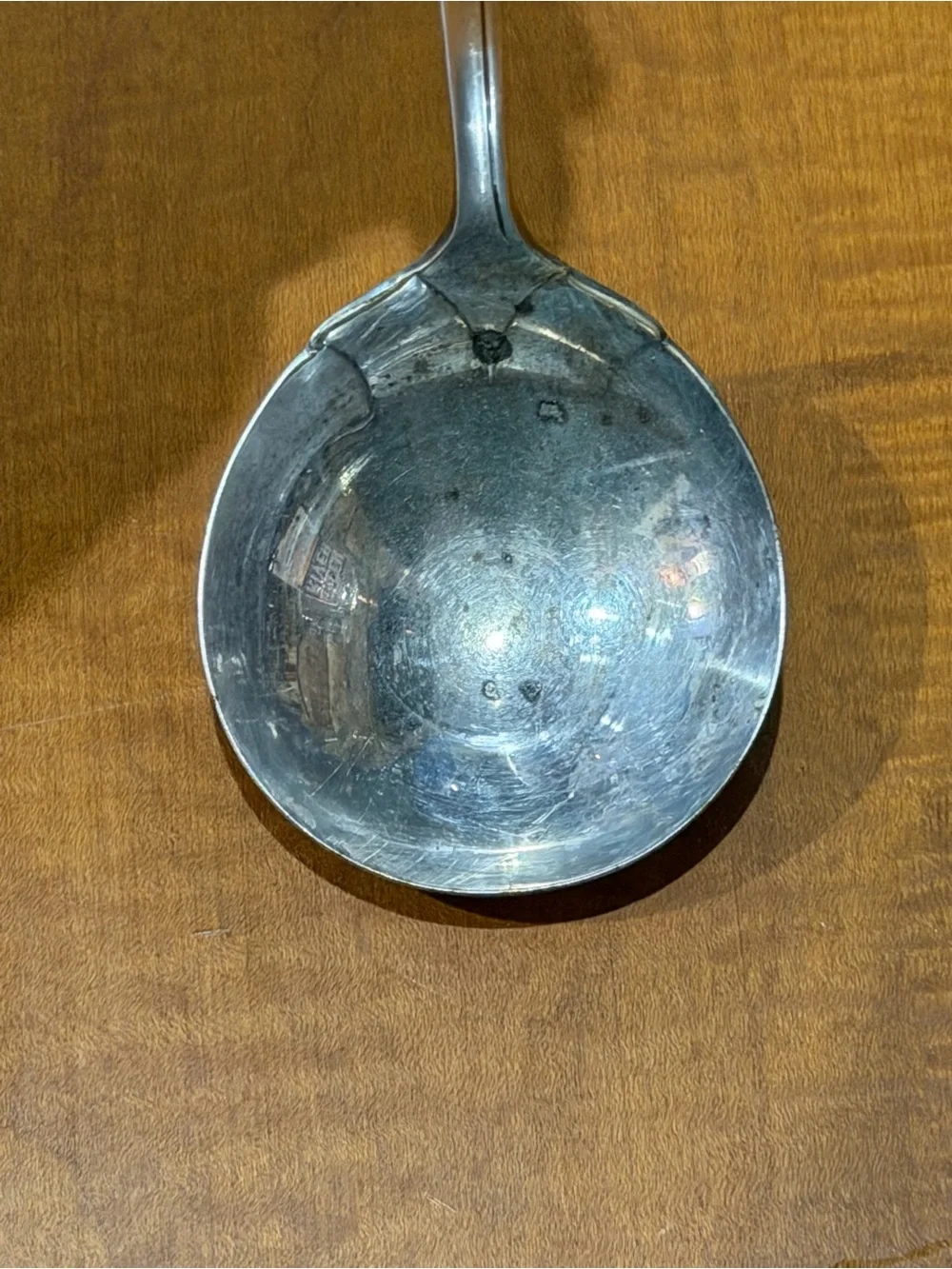 Silver plated Floral Handle Ladle - Elegant Serving Spoon